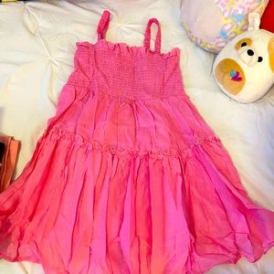 pink shein dress never worn